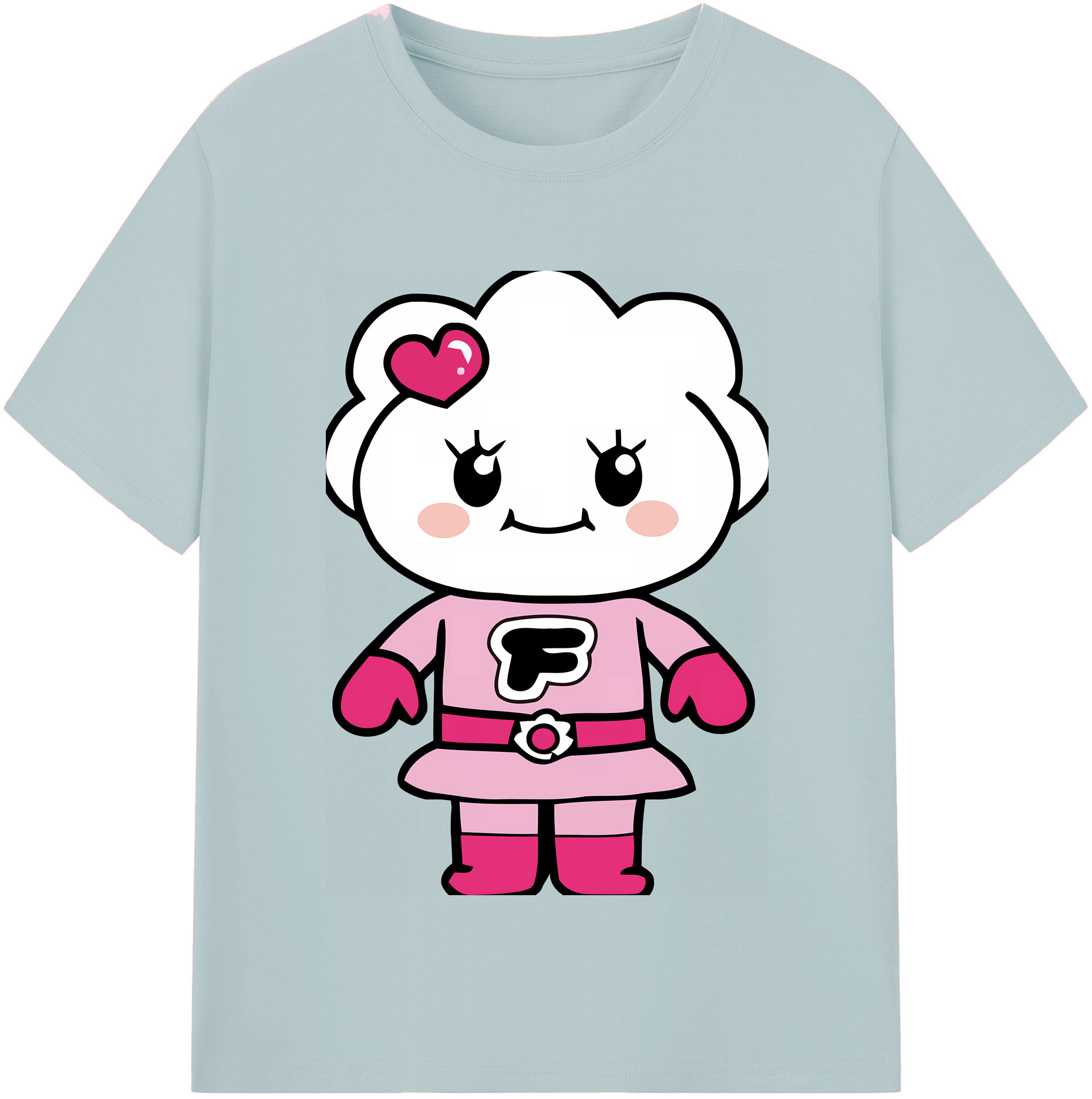 （画像用） アンパンマン Anpanman 綿100％半袖Tシャツ（フロントプリント）